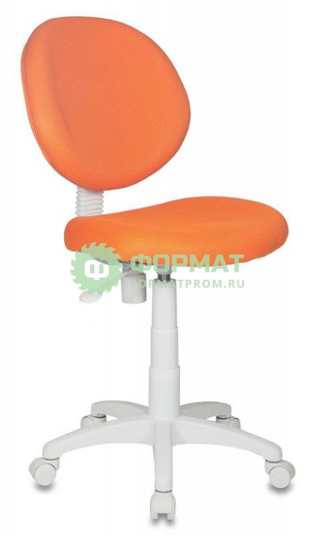 Изображение товара Кресло детское Бюрократ KD-W6/TW-96-1 оранжевый TW-96-1 (пластик белый)
