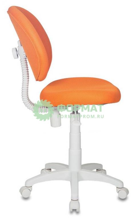 Изображение товара Кресло детское Бюрократ KD-W6/TW-96-1 оранжевый TW-96-1 (пластик белый)