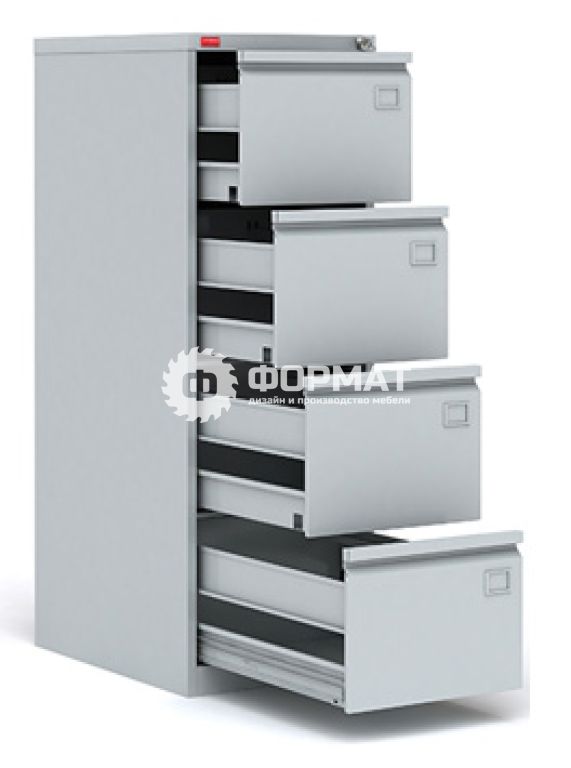 Изображение товара Металлический картотечный шкаф (картотека) КР - 4